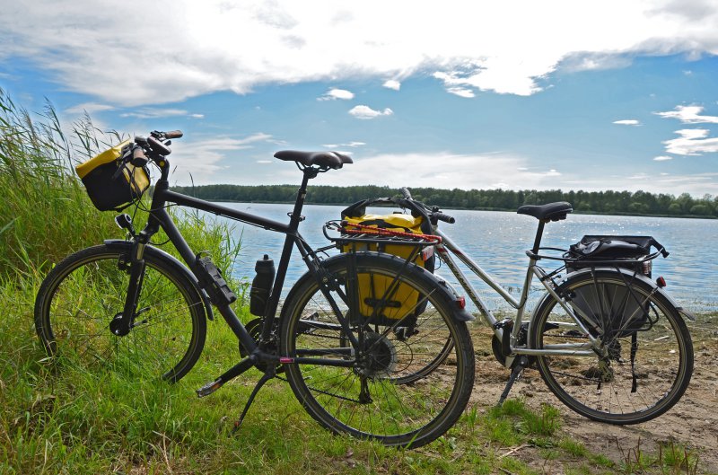 Ein Fahrradradio ist optimal um es auf Fahrradtouren zu nutzen.