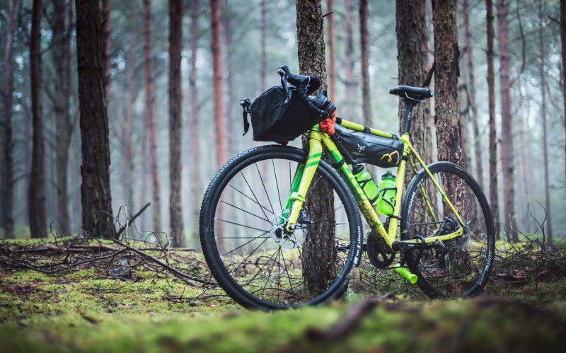 Fahrrad mit Lenkertasche