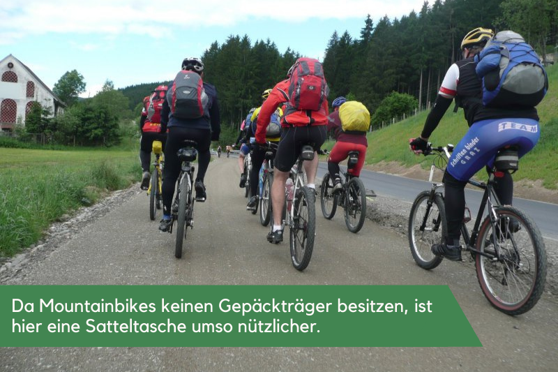 Satteltaschen sind besonders beim Bikepacking sinnvoll